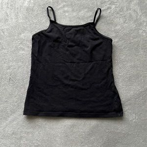 Black tank top